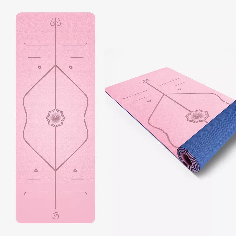 Pido TPE yoga mat in selected color, perfect for beginners with non-slip surface