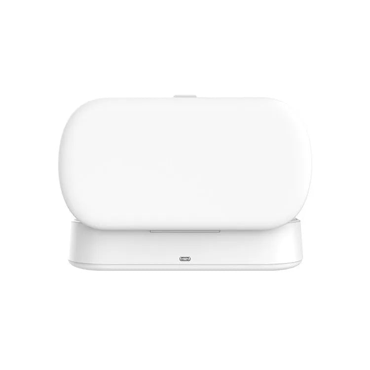 Aromatherapy Ultraviolet Wireless Disinfection Box Sterilizer with UV LED UVC UVA Light, ABS Material 23cm Design for Mobile Phones Toothbrushes Jewellery Earphones Charging and Sterilising Small Items