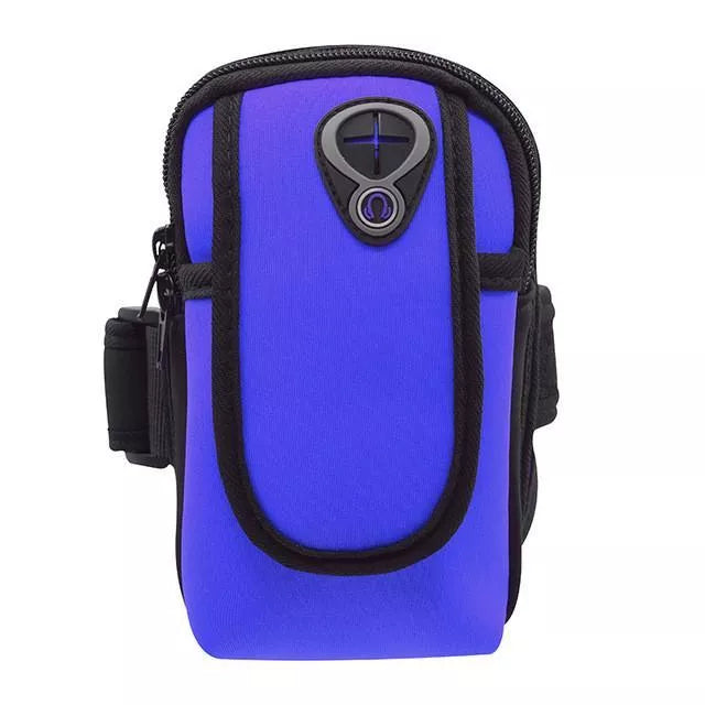 Sport Running Arm Pouch 5.5 inch in various colors for secure phone storage during workouts