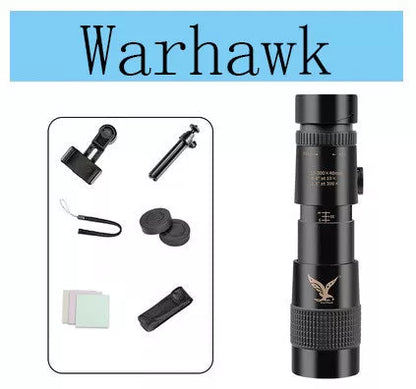 Telescopic Monocular HD Telescope with 10x300 magnification, waterproof and shockproof design