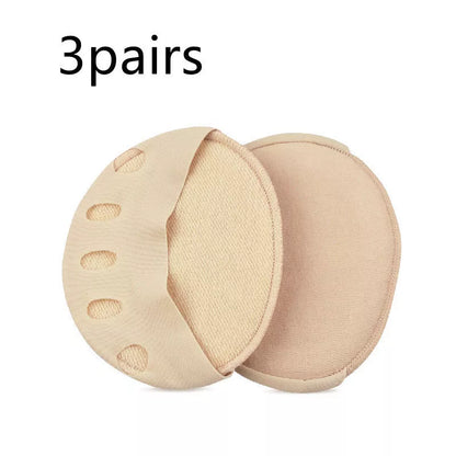 Invisible Five Finger Socks with cushioned forefoot pads for pain relief