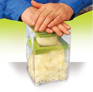 Versatile Manual Food Shredder with Push-Type Design for Effortless Shredding, Slicing, and Cutting of Potatoes, Vegetables, and More