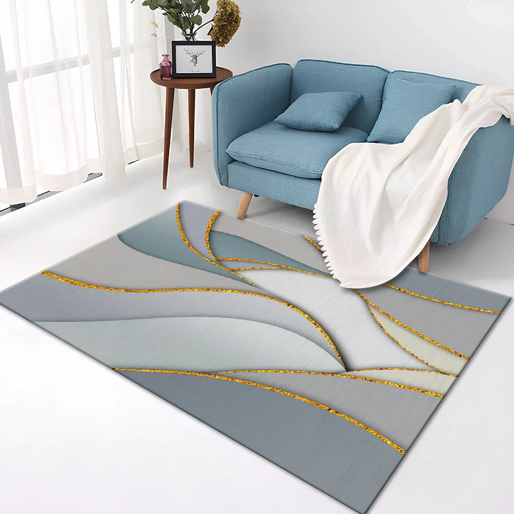 Rectangular crystal velvet carpet in charcoal grey showing textured surface and straight edges