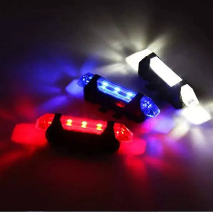 Waterproof mountain bike LED warning lights with quick-release design