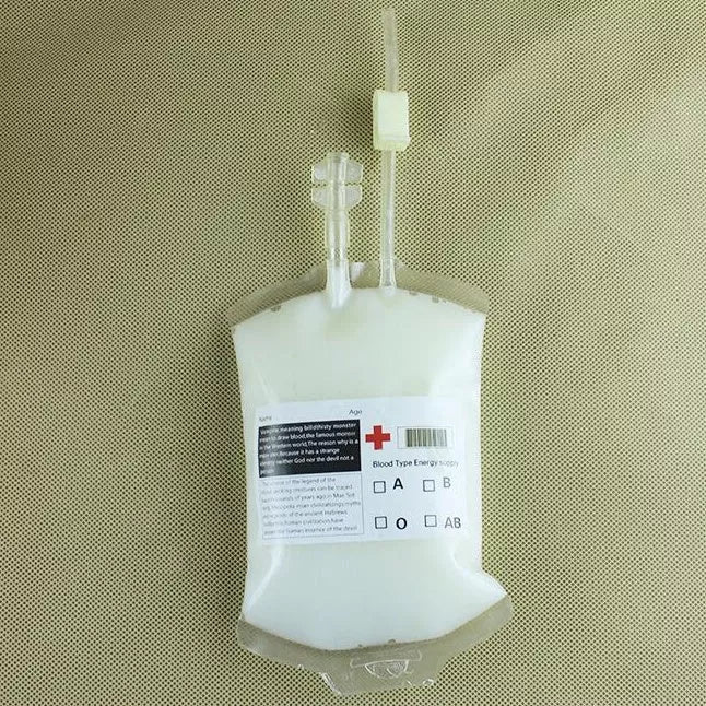 Transparent PVC beverage bag with anti-leak design for Halloween and cosplay