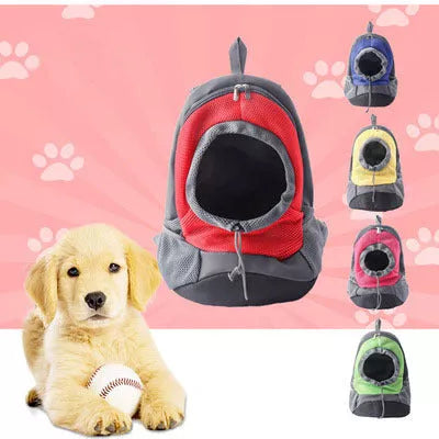 Multi-color breathable mesh pet backpack for small dogs and cats