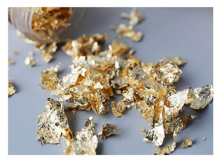 Luxury gold and silver foil paper for crafts and decor projects