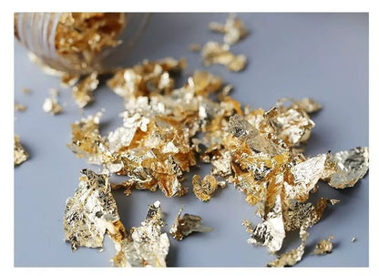 Luxury gold and silver foil paper for crafts and decor projects