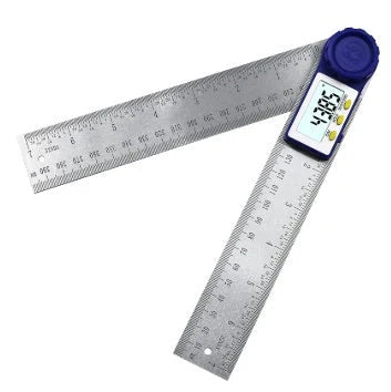 Stainless steel multifunctional woodworking electronic ruler with electronic measurement features