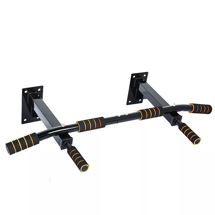 Indoor pull-up bar with high carbon steel frame and black sponge covers