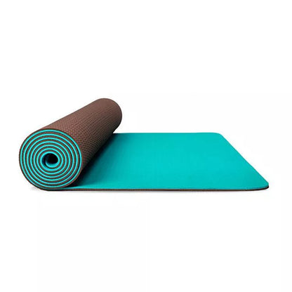 Tasteless and antiskid fitness dance yoga mat in pink, purple, and green