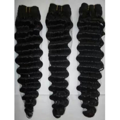 Real hair curly wig in medium long length, available in sizes from 8 to 28 inches.