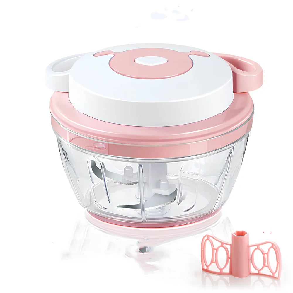 Compact home ginger garlic blender with 400ml bowl and 3 stainless steel blades for quick kitchen prep