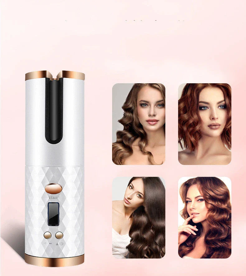 Unbound Cordless Auto Curler for salon-quality curls and waves on the go
