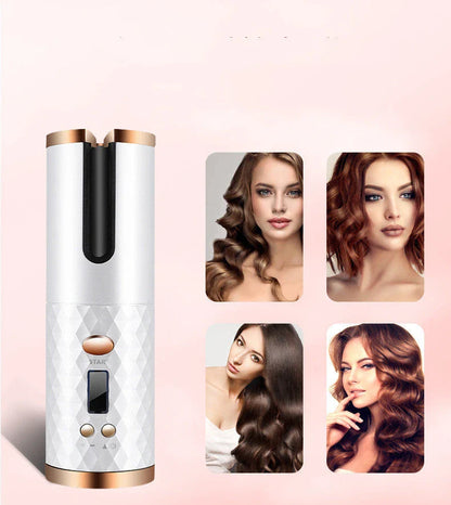 Unbound Cordless Auto Curler for salon-quality curls and waves on the go