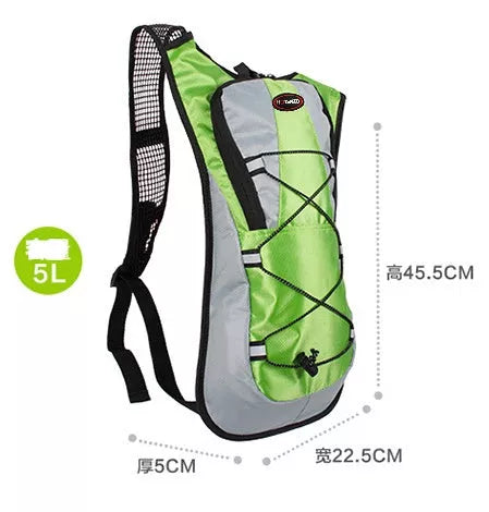 Lightweight waterproof outdoor sports backpack in selected color for running and off-road riding