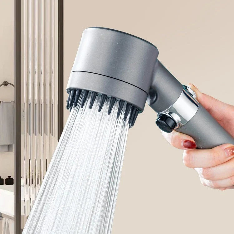 Premium high-pressure rainfall shower head with multiple spray modes and filtration for a refreshing and relaxing bathing experience