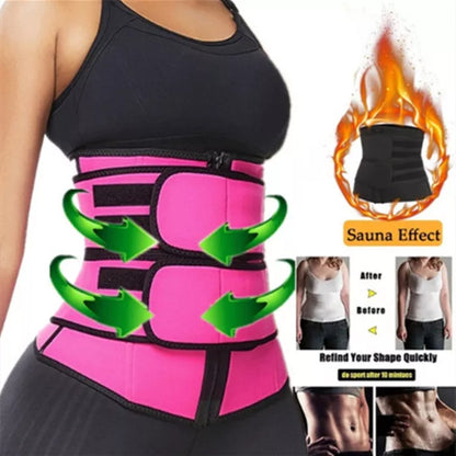 Neoprene Sports Slimming Waist Belt in multiple colors for posture support and comfort