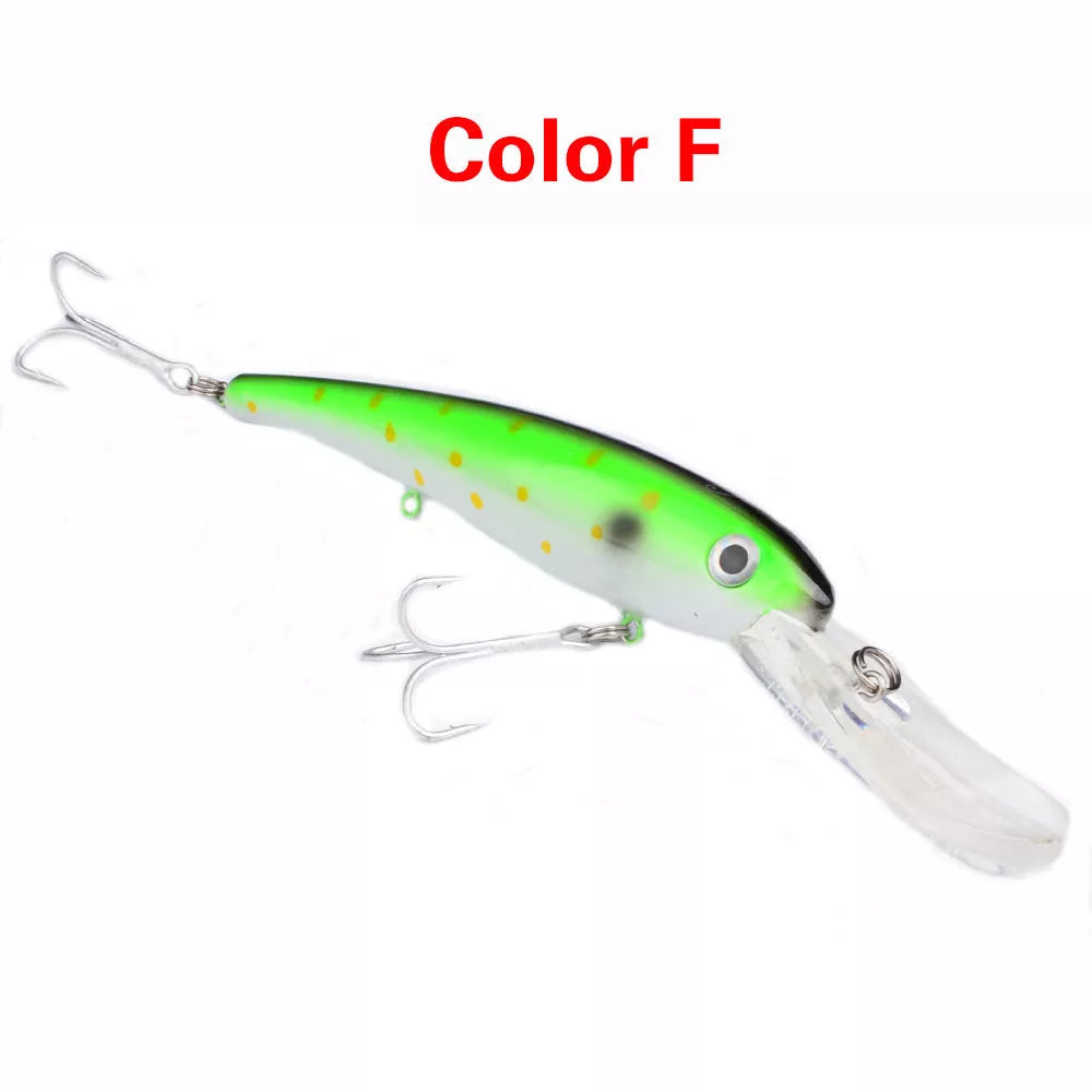 20CM Glossy Mino Fishing Lure with vibrant colors and durable ABS construction