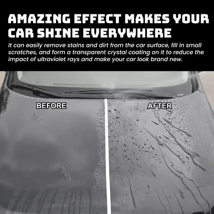 100g car coating wax tin with application sponge for automotive paint protection