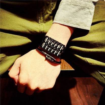 Stylish LED digital watch with sleek, minimalist design and vibrant display for men and women