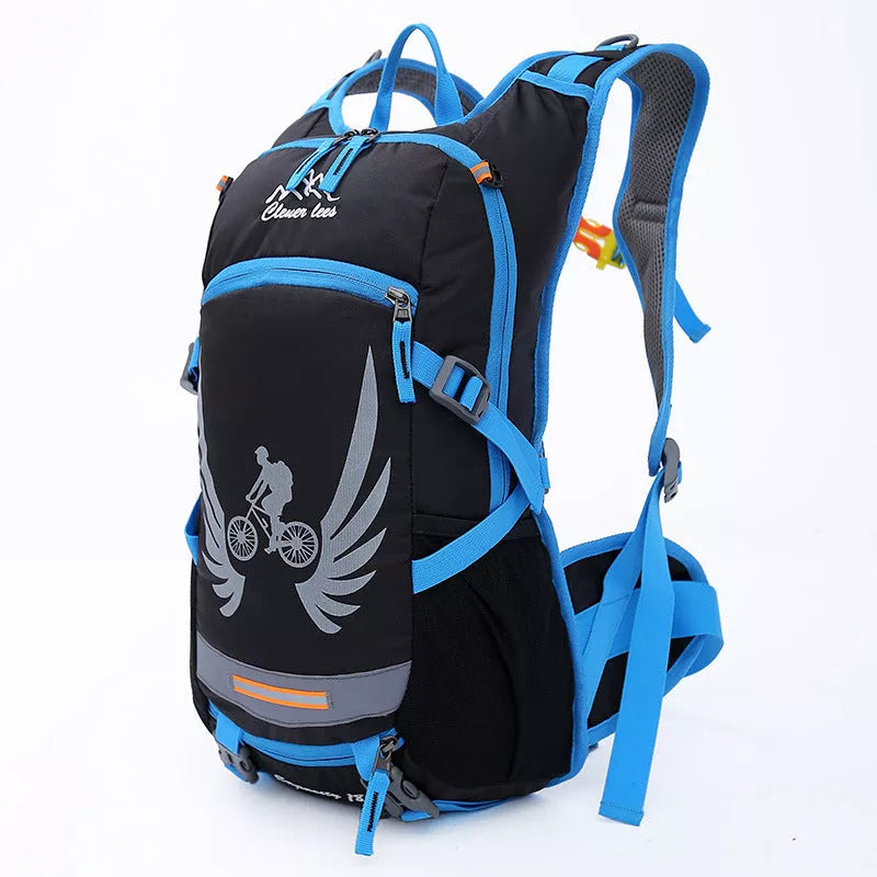 Compact nylon bicycle backpack in five colors, under 20L capacity, ideal for cycling essentials