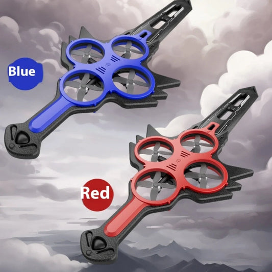 Mitsurugi gesture induction sword toy with red handle and remote control for developmental training