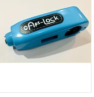 Caps motorcycle lock with 12mm steel shackle in six colours including red, yellow, blue, orange, black, green