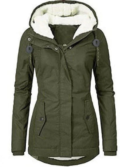 Stylish padded cotton clothing with leather accents in a variety of colors and sizes
