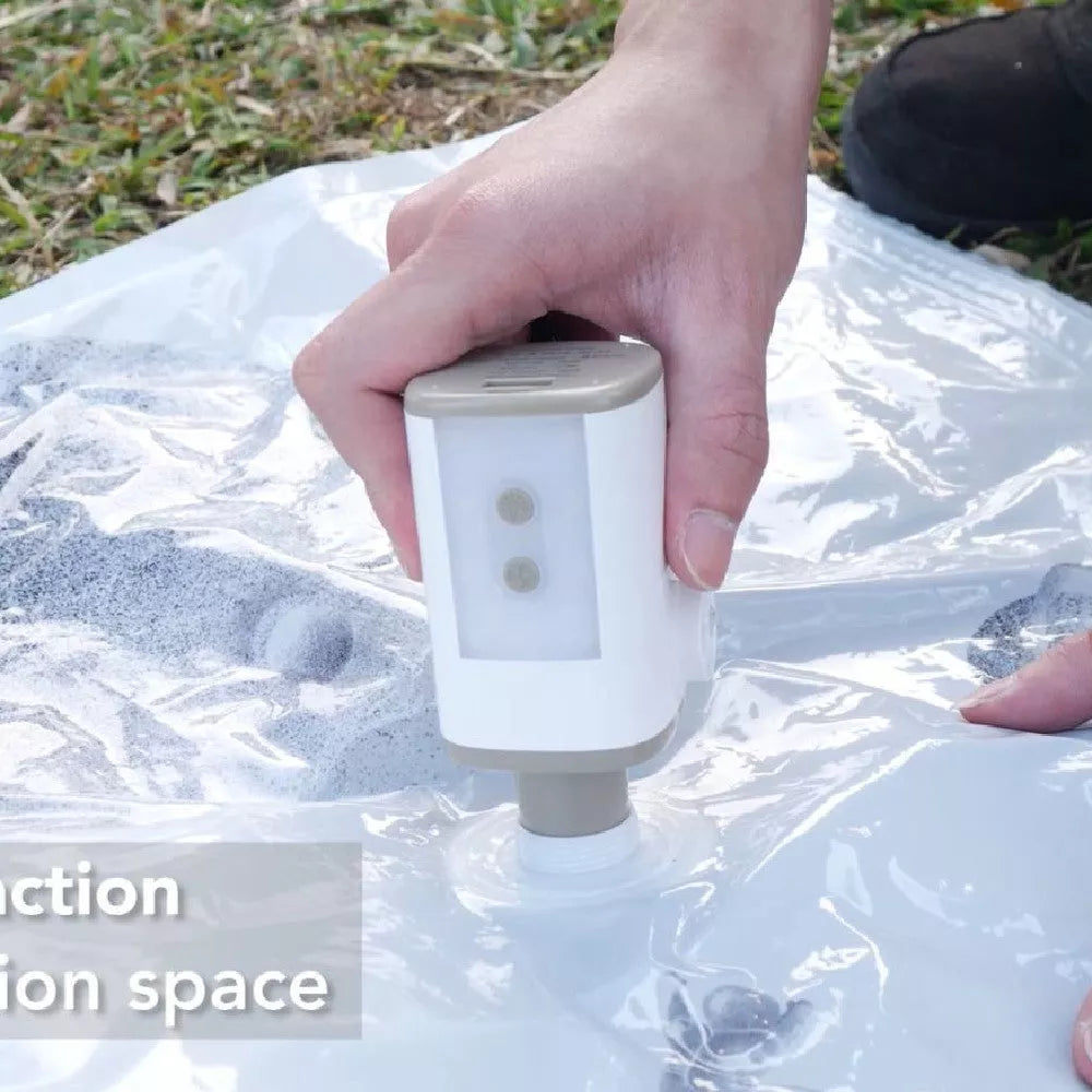 Outdoor Camping Portable Mini Motor Pump with USB charging and multiple nozzles