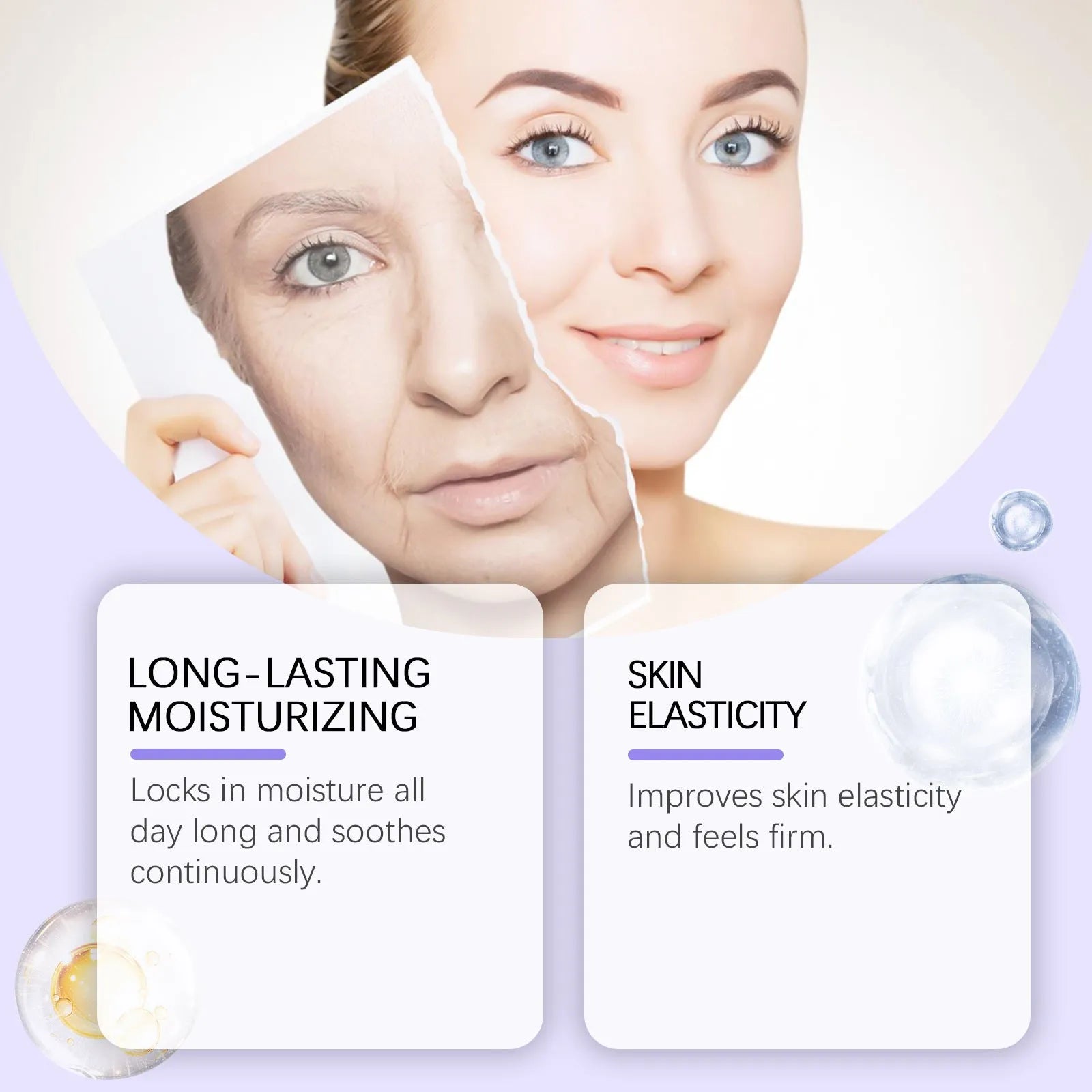 30g jar of moisturising daily neck cream containing retinol and ceramides