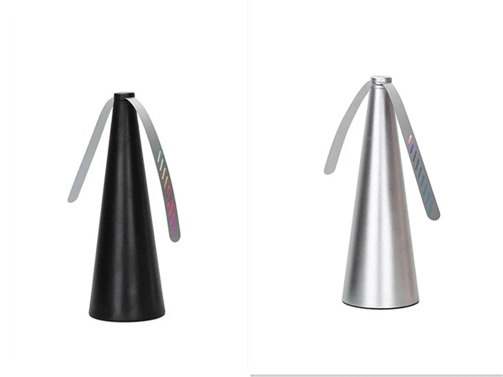 Multifunctional outdoor mosquito repellent fan with safety stop blades in various colors