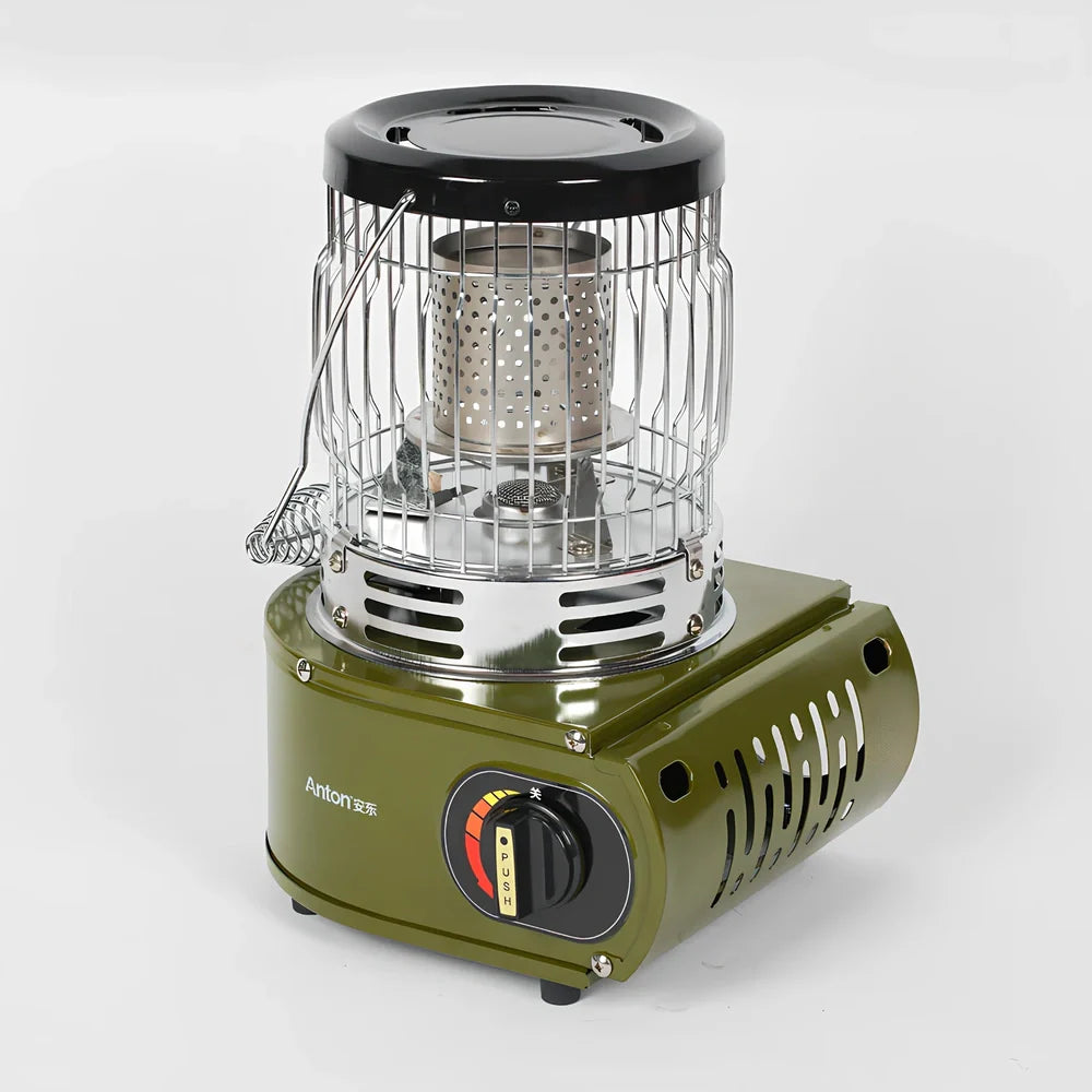 Multifunctional outdoor heating stove with 2.0KW power output and compact design