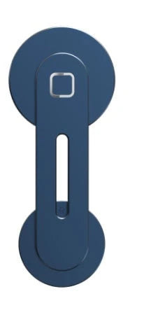 Adjustable phone mount with magnetic base, attaches to desk or laptop for hands-free use