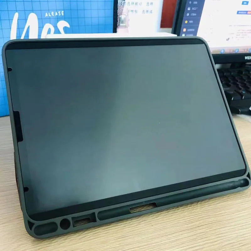 Magnetic detachable writing film for iPad with 11-inch drawing surface and application tools