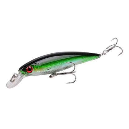 Classic lure bait 13.8g ABS plastic fishing lure with No. 6 hook, 11cm, slow sinking, 10 colours