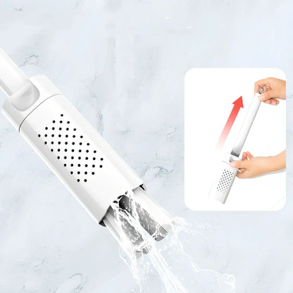 Handheld mini mop with 15cm rubber cotton head folded for squeezing