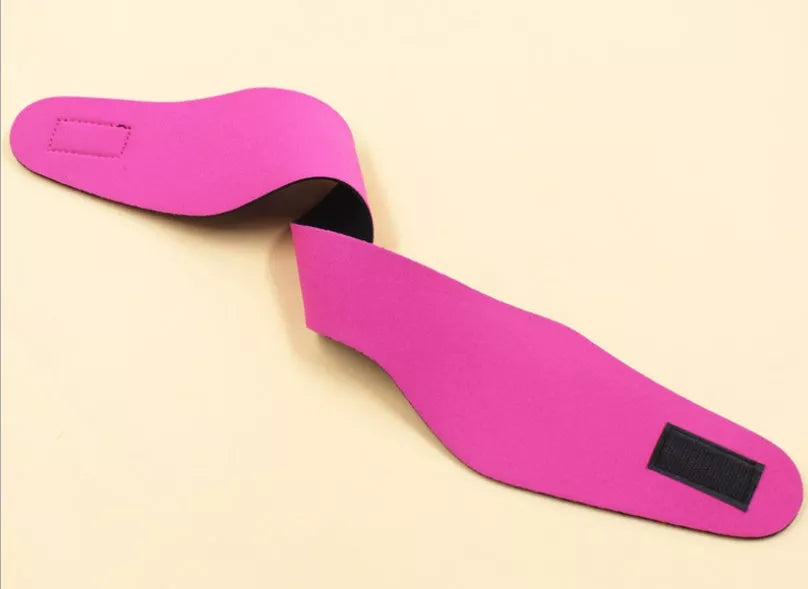 Rubber swimming headband in various colors for secure hair management during swimming