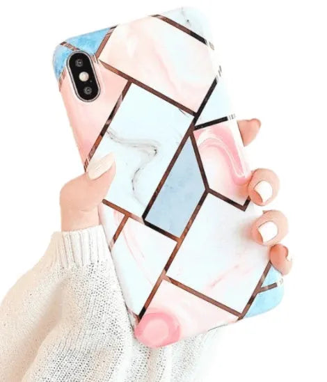 Silicone gel protective case for iPhone, shown in Style C design, compatible with multiple iPhone models.