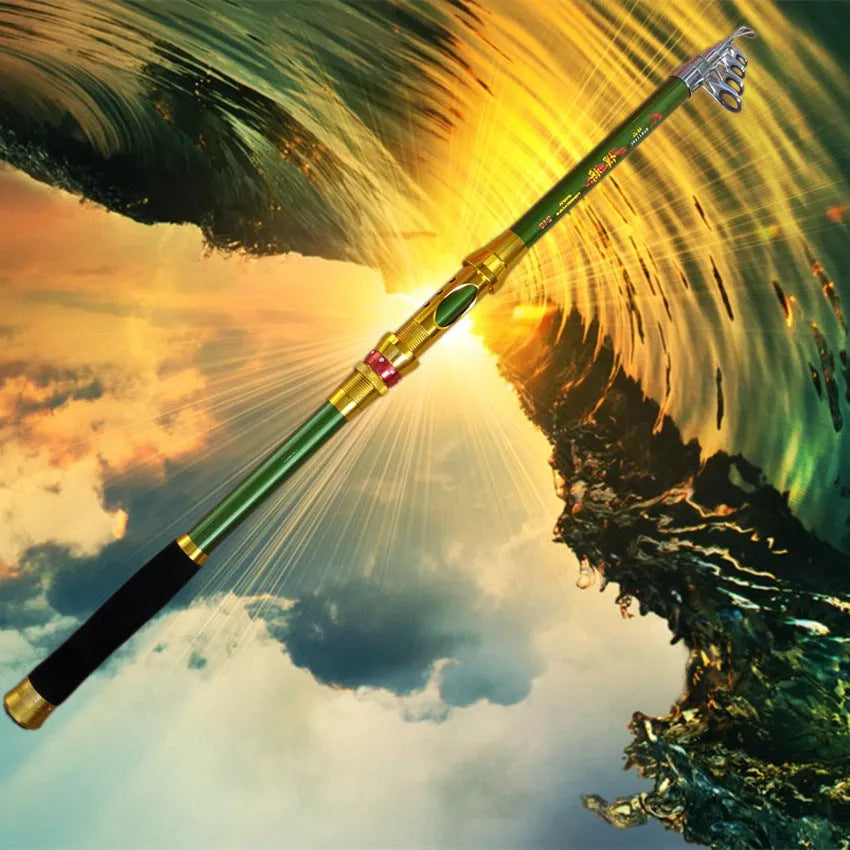 Glass steel pole rod fishing rod with super hard construction for durable fishing