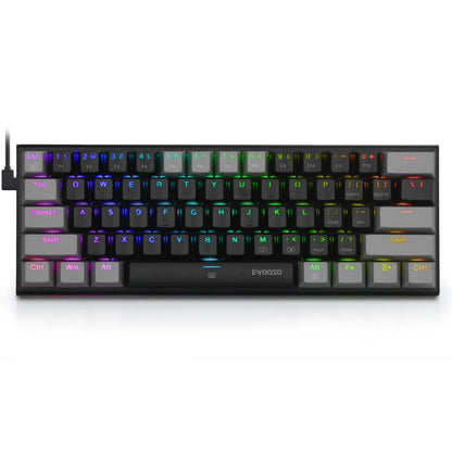 Aluminium alloy mechanical keyboard key caps in black, grey, and green colour scheme