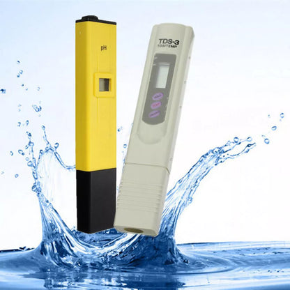 Compact grey yellow PH tester pen for accurate water quality measurement