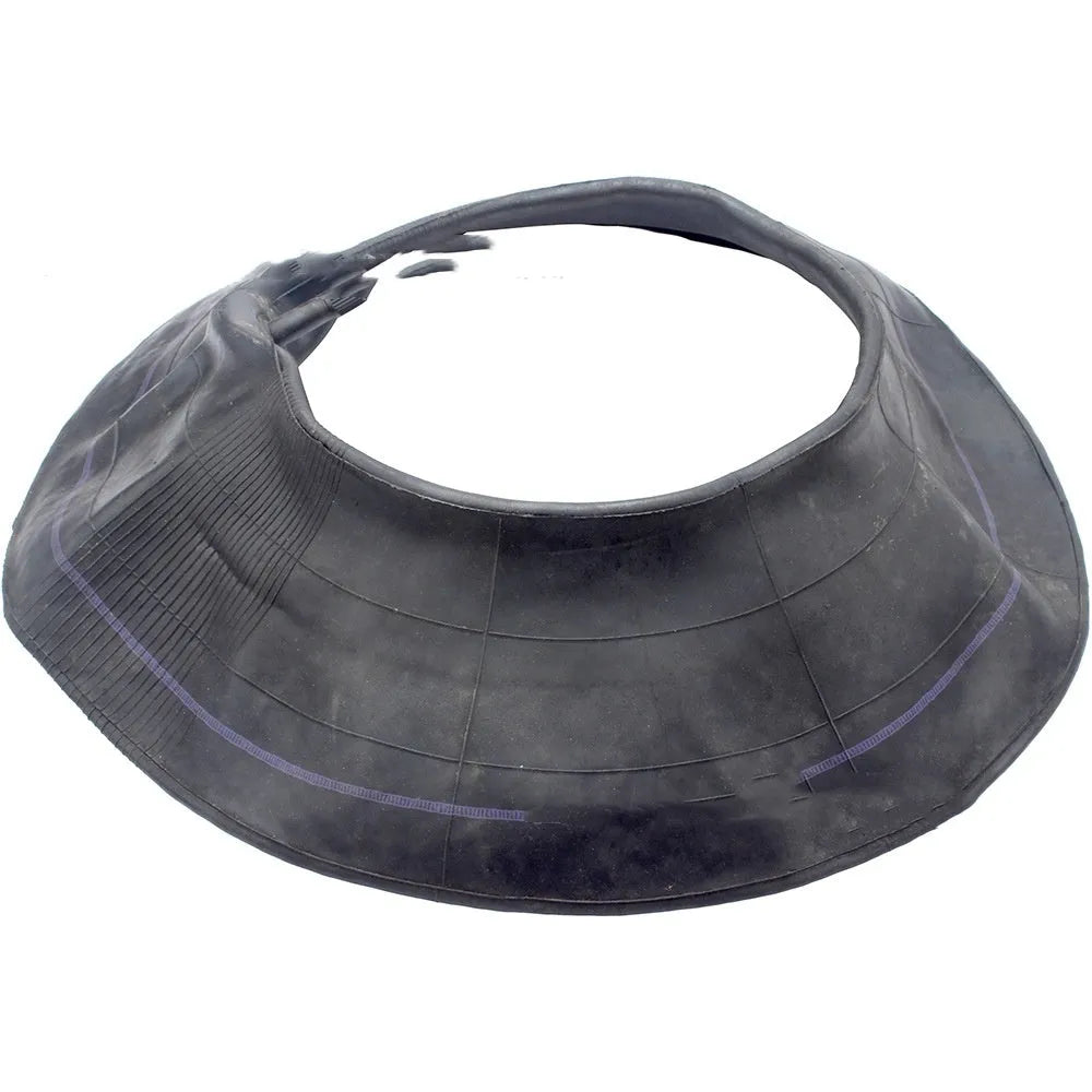 Two 16x8.00-7 inner tubes with TR13 straight valve stems and four black dust caps on a white background.