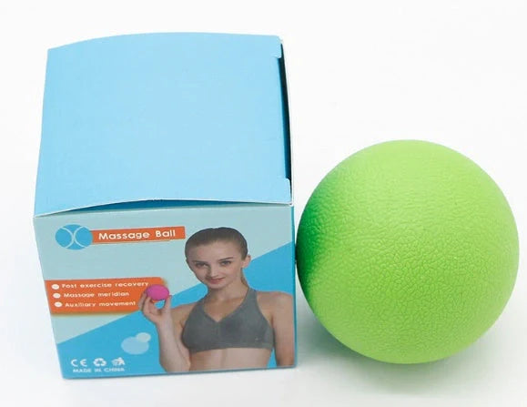 High-Density Peanut Massage Ball for fitness, yoga, and pain relief in various colors