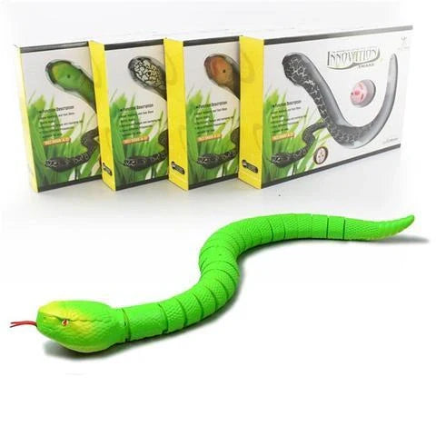 Realistic remote control snake toy with lifelike slithering motion for pranks and fun