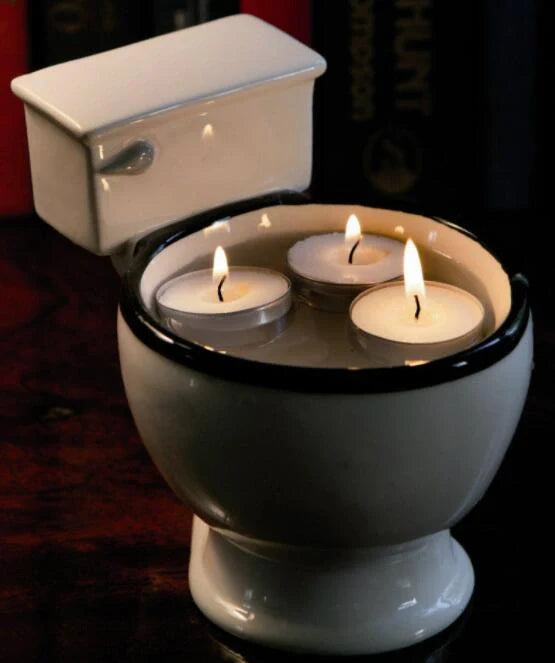 Toilet-shaped ceramic mug with handgrip, perfect for coffee or tea, 280 ml capacity