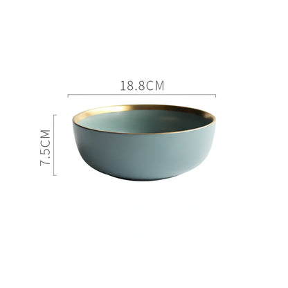 Nordic porcelain tea bowl in soft blue with celadon glaze, 10cm diameter holds 300ml for steady tea warmth