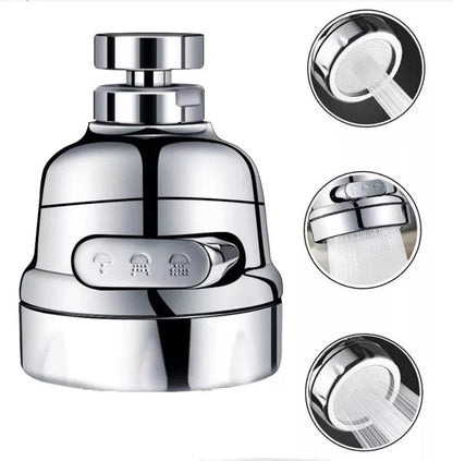 Faucet splash head filter with brass interface and ABS body for durable use