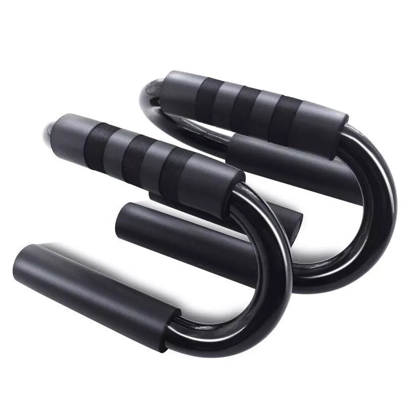 S-type Push-up Bracket in black for enhanced fitness training