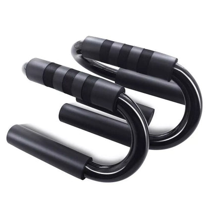S-type Push-up Bracket in black for enhanced fitness training